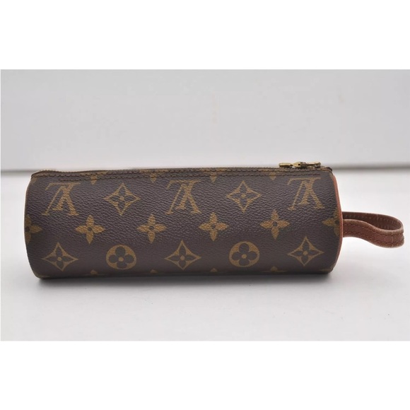 Louis Vuitton Monogram Trousse Ronde Pen Case Pouch ! 👜🤎 - Picture 3 of 15
